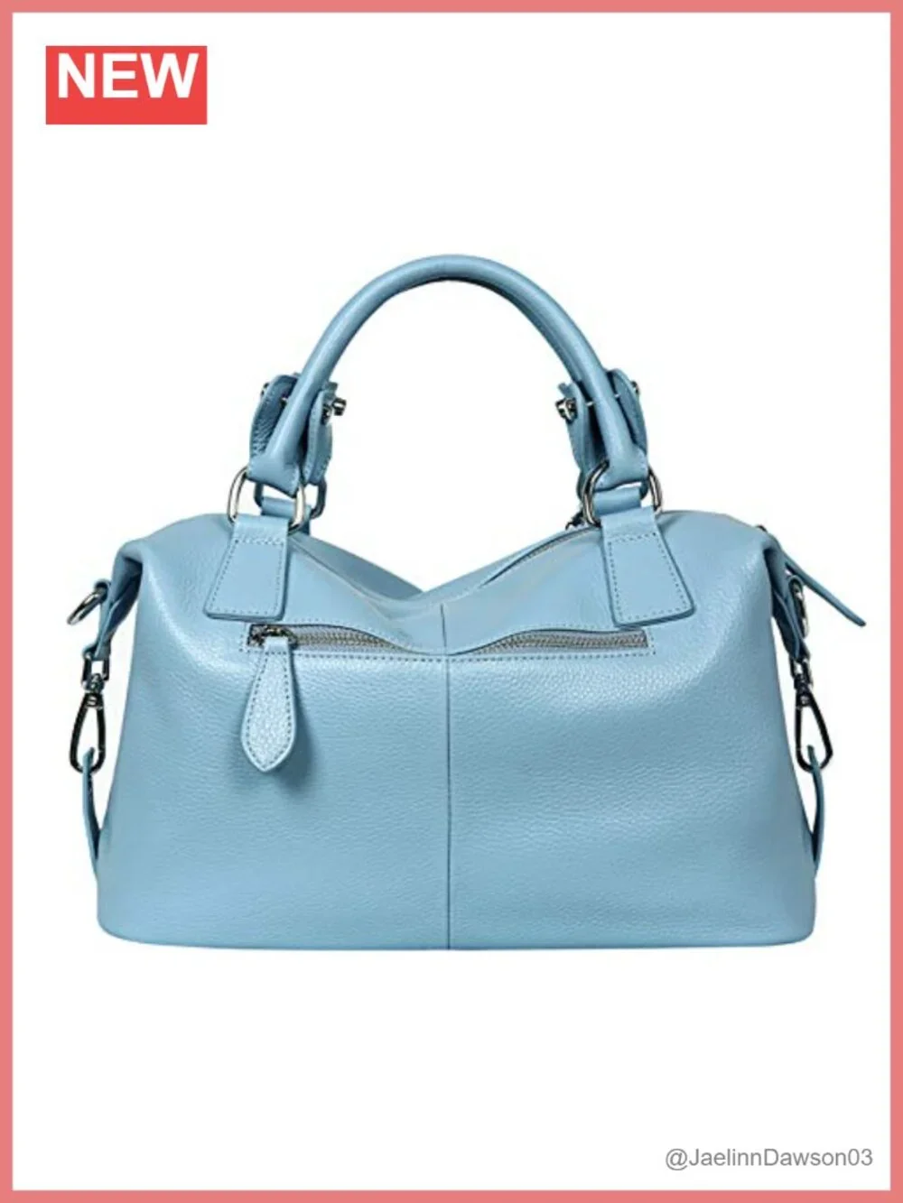 Genuine Leather Satchel Handbag for Women Crossbody Shoulder Bag Tote